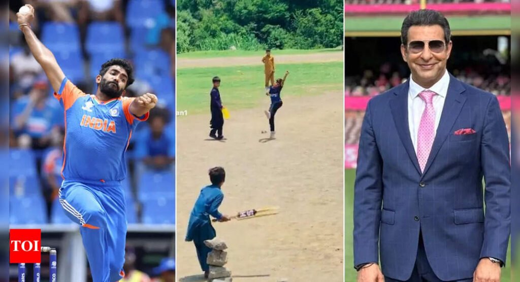 ‘Wah jee wah, look at that control … ‘: Wasim Akram in awe of young Pakistani kid imitating Jasprit Bumrah | Cricket News