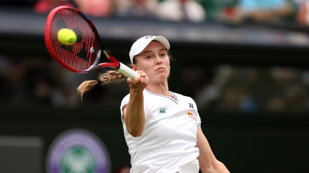 Wimbledon 2024: Rybakina into quarterfinal as Kalinskaya retires