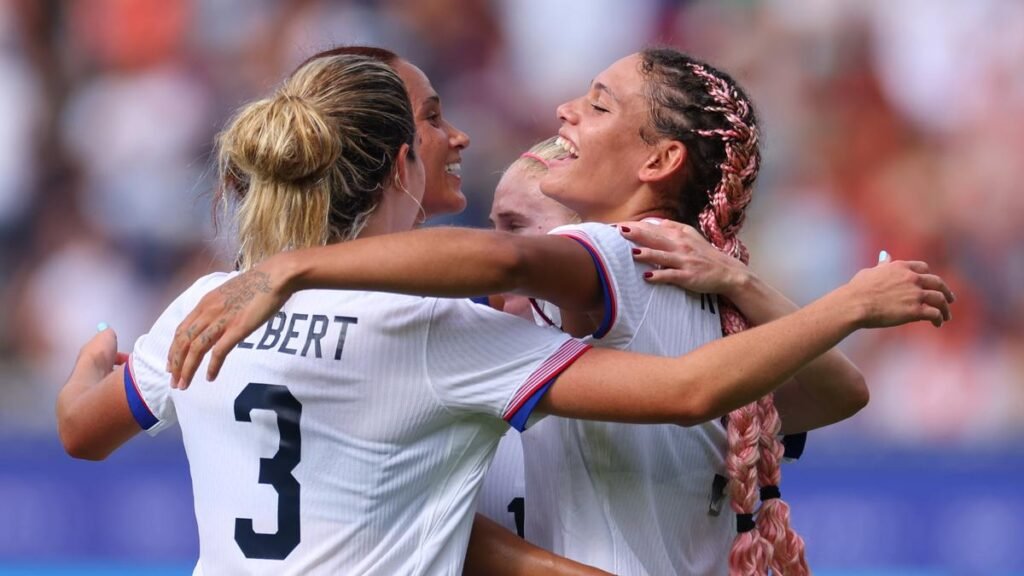 Paris Olympics 2024: US, Germany, Spain and Brazil battle for place in women’s football final