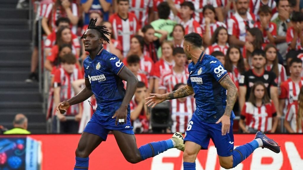 La Liga: Uche scores on league debut as Getafe draws 1-1 against Athletic Bilbao