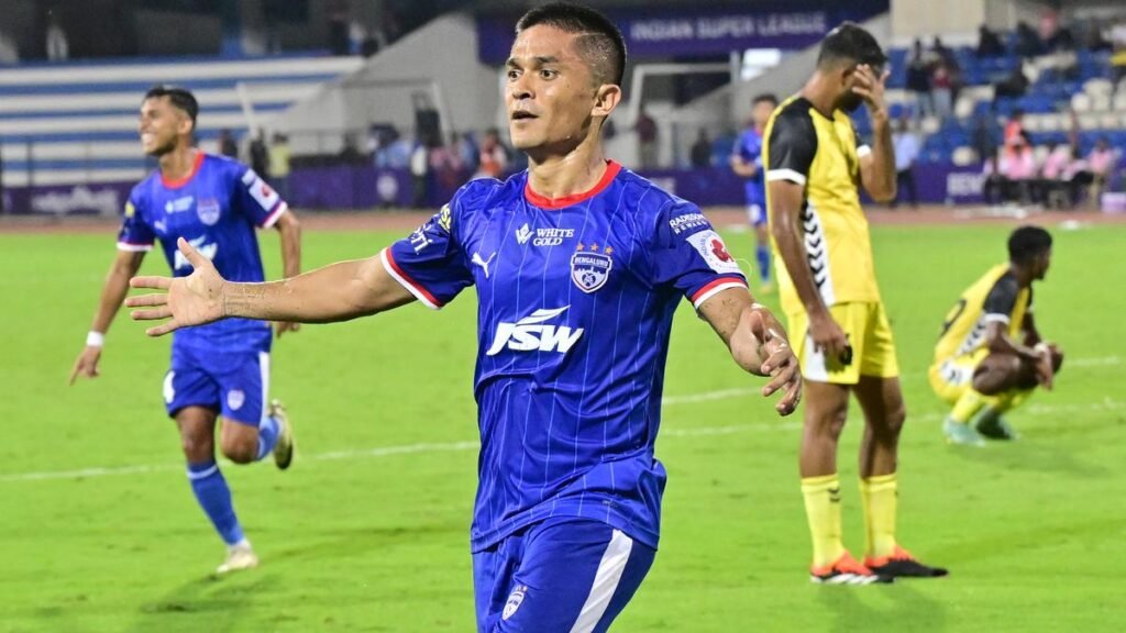 Sunil Chhetri becomes top goal scorer in ISL history