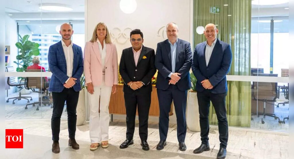 ICC chairman Jay Shah meets Brisbane 2032 Olympics organising committee – Watch | Cricket News