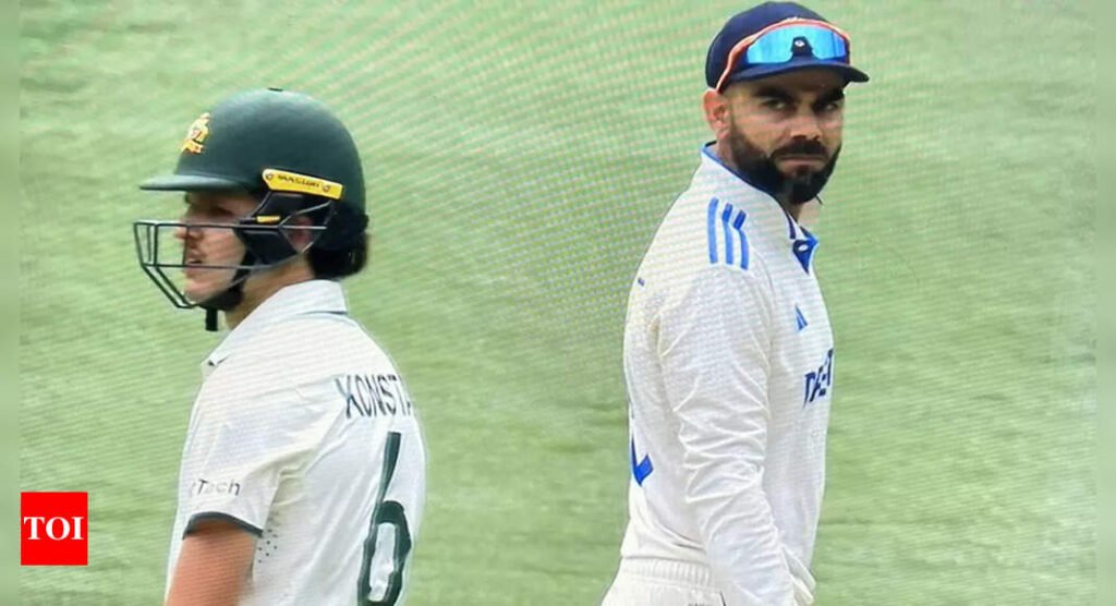 Virat Kohli shoulders Sam Konstas mid-pitch, gives death stare to debutant – WATCH