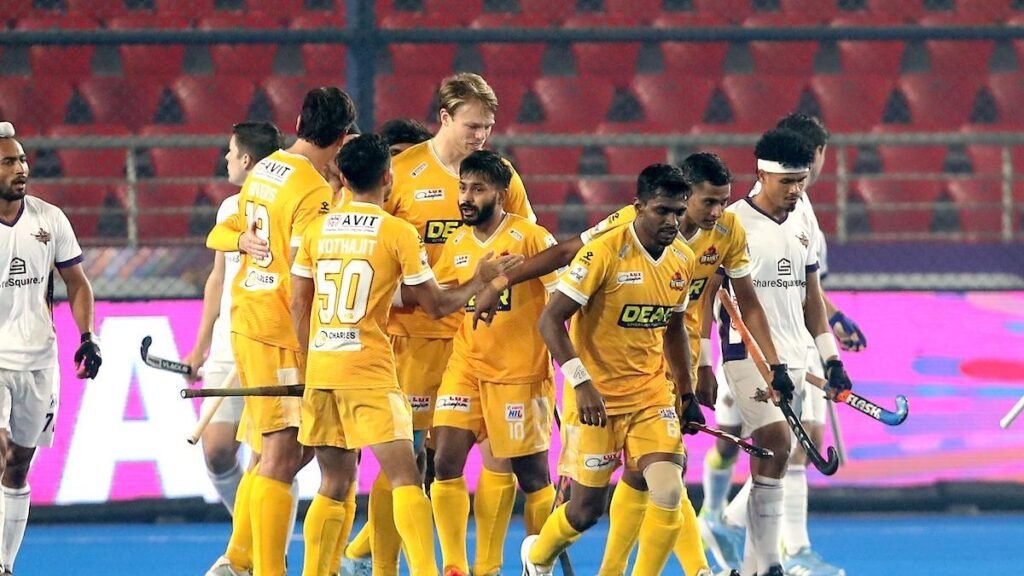 Hockey India League 2024-25: Harte excels in goal as Tamil Nadu Dragons goes top after shootout win against Toofans