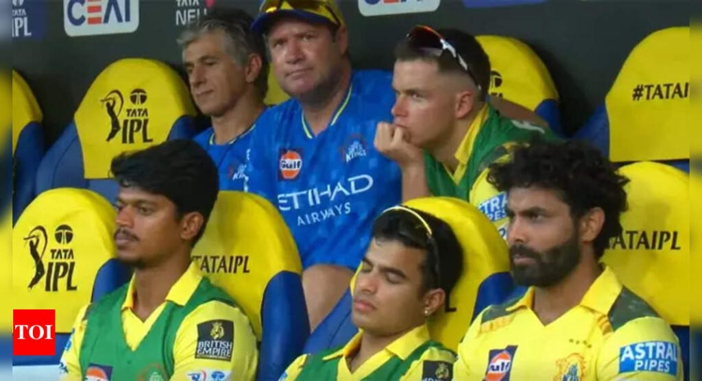 Vansh Bedi’s nap in CSK dugout steals the spotlight in viral image | Cricket News