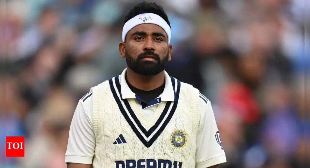Mohammed Siraj pays tribute to ex-England batter Graham Thorpe by wearing special white headband – watch | Cricket News