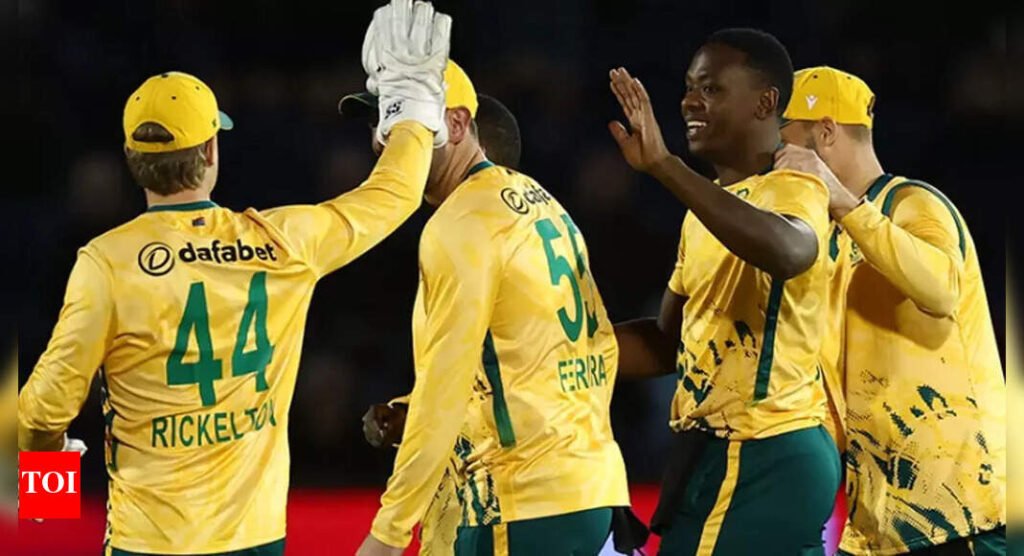 South Africa edge England in rain-hit T20 opener at Cardiff | Cricket News