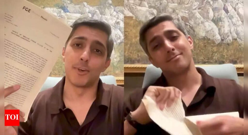 Watch: PSL team owner tears up legal notice, mocks Pakistan board on camera – ‘I hope you like my apology video’ | Cricket News