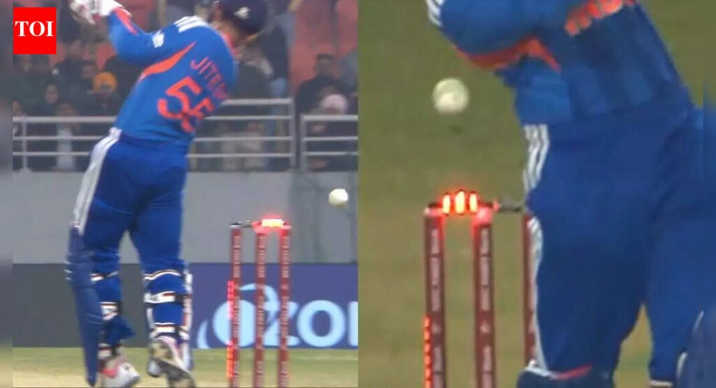 IND vs SA: Rarest of the rare! Jitesh Sharma’s lucky escape against South Africa goes viral – Watch | Cricket News