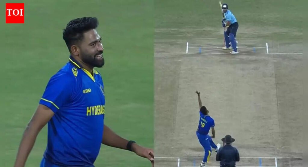 Out of India’s T20 plans, Mohammed Siraj reminds selectors with 3-wicket burst as Hyderabad rout Mumbai in SMAT – Watch | Cricket News