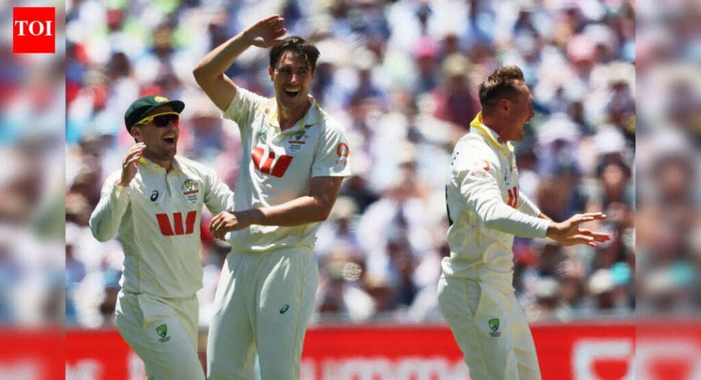 Australia four wickets from retaining Ashes after Pat Cummins, Nathan Lyon strike; England 207/6 at stumps | Cricket News